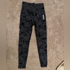 Gymshark Camo Seamless Leggings - XS - Black